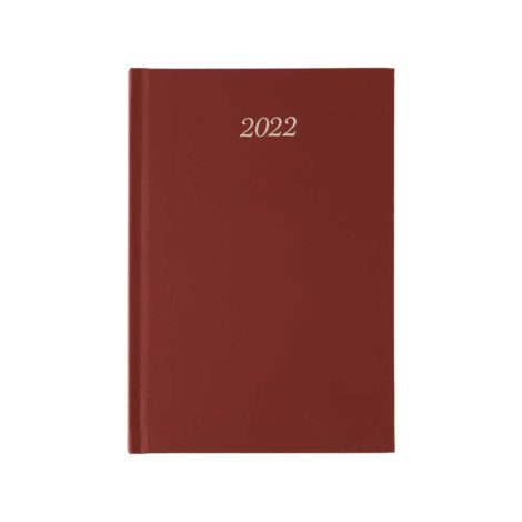 Ημερήσιο ημερολόγιο 2022 Classic 10x14 Μπορντώ
