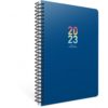 ημερησια ημερολογια σπιραλ 2023 tivoli χρωμα μπλε