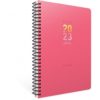 ημερησια ημερολογια σπιραλ 2023 tivoli χρωμα ροζ