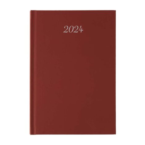 Ημερήσιο ημερολόγιο 2024 Classic Μπορντώ